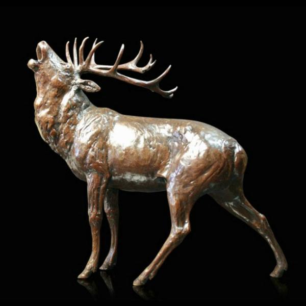 Photo of Roar of the Highlands Stag Bronze Statue (Limited Edition) Michael Simpson 27 cm