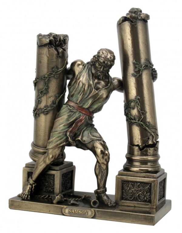 Photo of Samson Bronze Figurine 24 cm