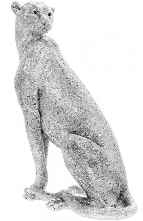 Photo of Silver Art Cheetah Statue