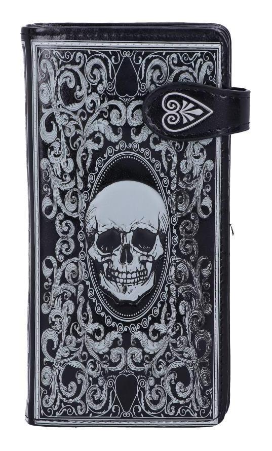 Photo #1 of product C3550J7 - Skull Tarot Card Purse Embossed Wallet