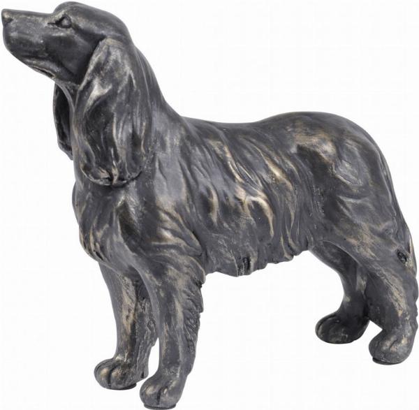 Photo of Spaniel Standing Antique Bronze Finish Figurine