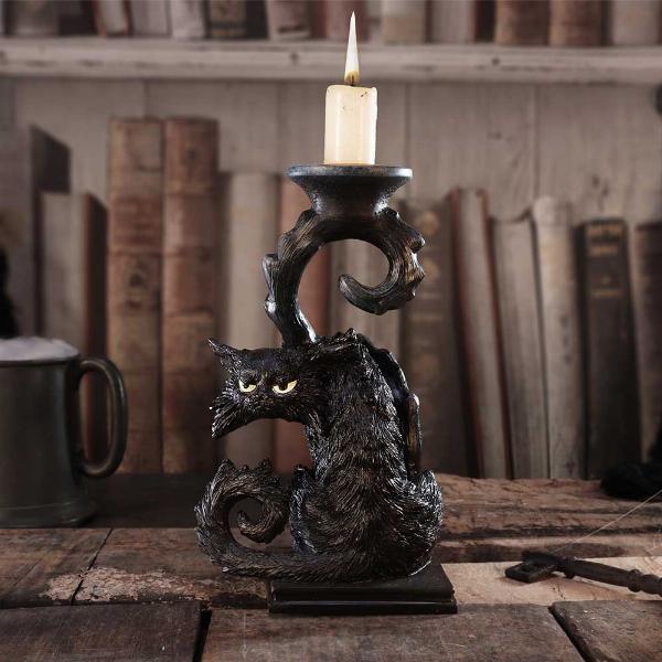 Photo #5 of product B6301X3 - Witches Familiar Spite Candlestick Holder 18.5cm
