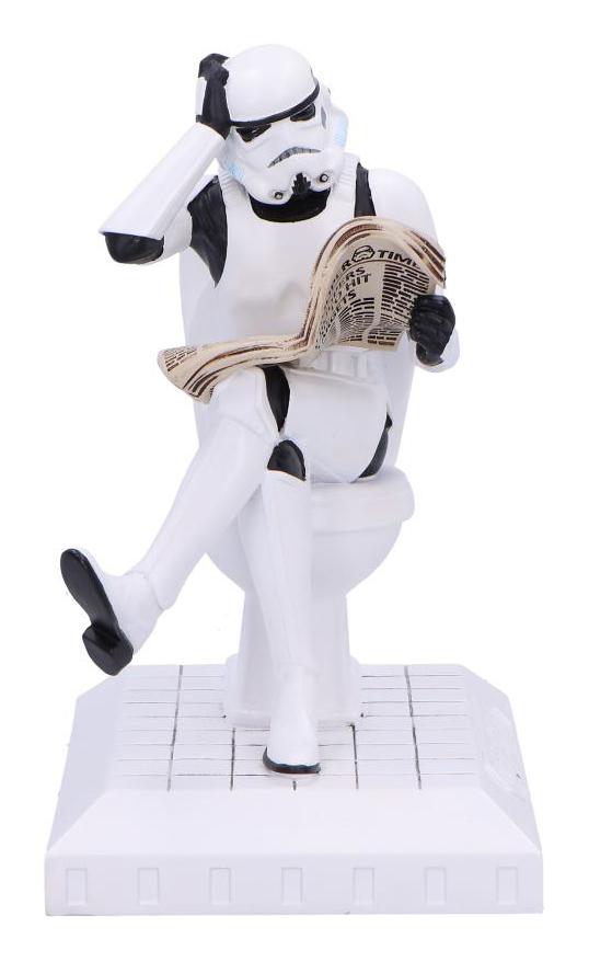 Photo #4 of product B6946A25 - Original Stormtooper Pooper Trooper on a Toilet Figurine