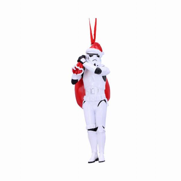 Photo #1 of product B5778U1 - Officially Licensed Stormtrooper Santa Sack Hanging Ornament 13cm