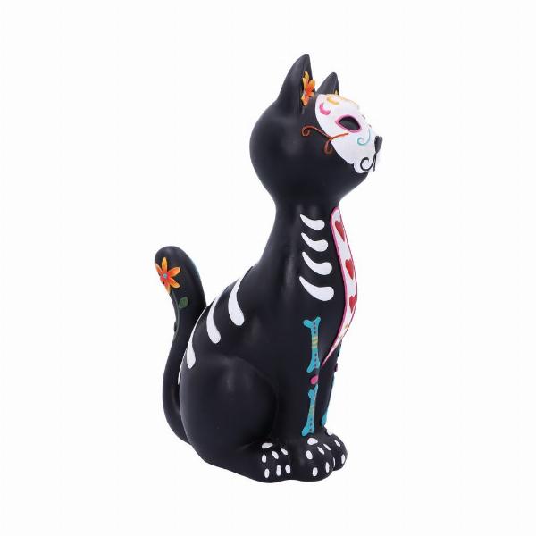 Photo #4 of product D1277D5 - Sugar Puss Figurine Day of the Dead Cat Ornament
