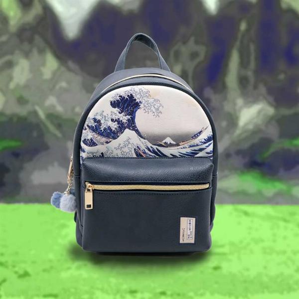 Photo #5 of product C6254W2 - The Great Wave off Kanagawa Backpack 28cm