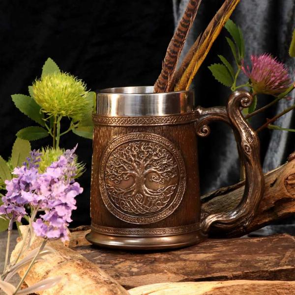 Photo #5 of product D5538T1 - Tree of Life Tankard 16cm