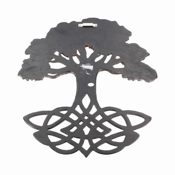 Photo #2 of product D3554J7 - Bronzed Wiccan Tree of Life Wall Plaque