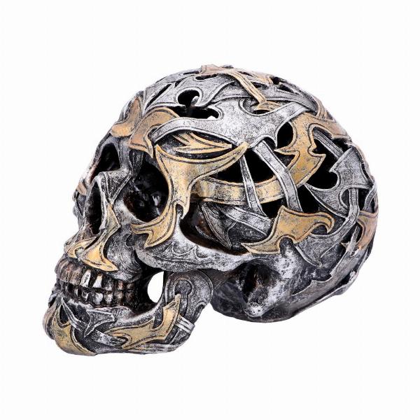 Photo #2 of product U4778P9 - Tribal Traditions Small Metallic Skull Ornament