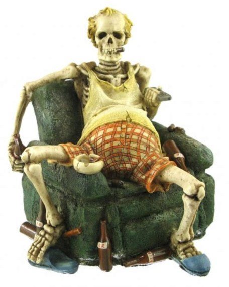 Photo of Unemployed Skeleton Figurine