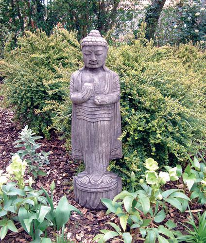 Photo of Upright Buddha Stone Statue