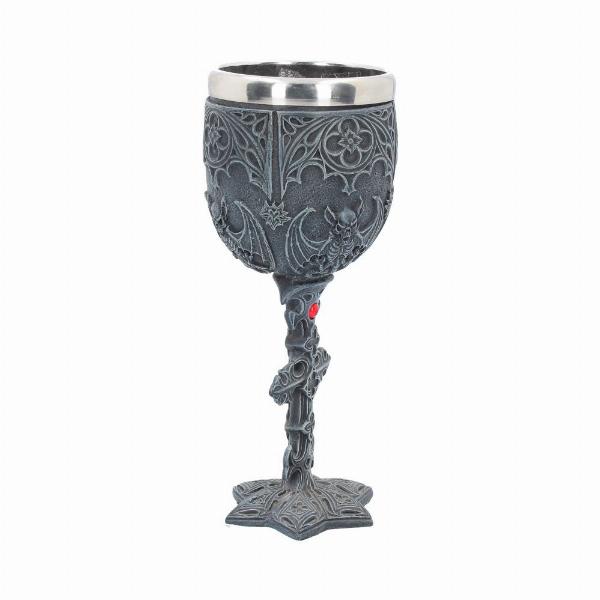 Photo #3 of product NEM2248 - Vampires Goblet Gothic Horror Bat Wine Glass