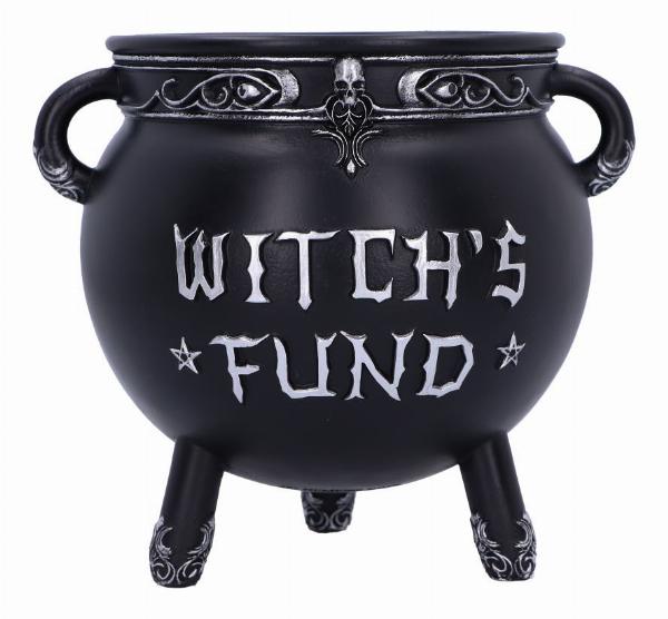 Photo #3 of product B6587Y3 - Witch's Fund Cauldron Money Box