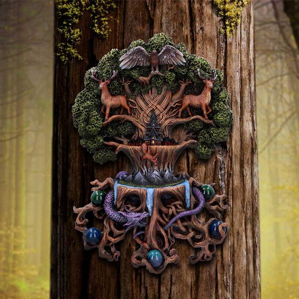 Photo #5 of product B6787B24 - Yggdrasil Wall Plaque by Anne Stokes