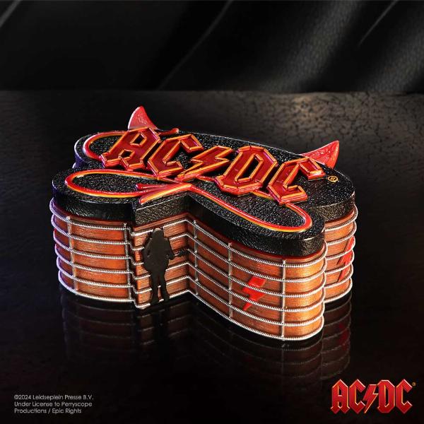 Photo #5 of product B6641B24 - ACDC Logo Guitar Inspired Box