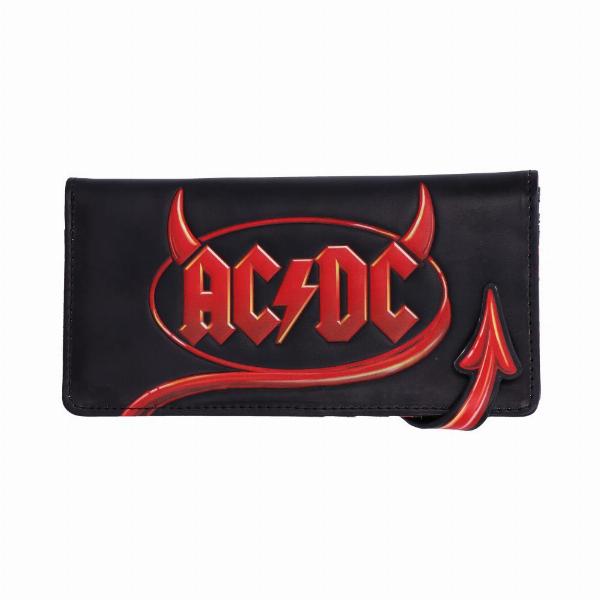 Photo #1 of product B5518T1 - Officially Licensed AC/DC Logo Lightning Embossed Purse Wallet