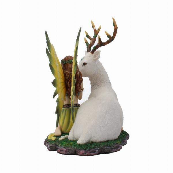 Photo #3 of product D4030K8 - Adoration stag and spring fairy medium figurine