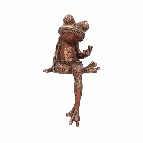 Photo #1 of product D5836U1 - Steampunk Bronze Frog Figurine 30.5cm