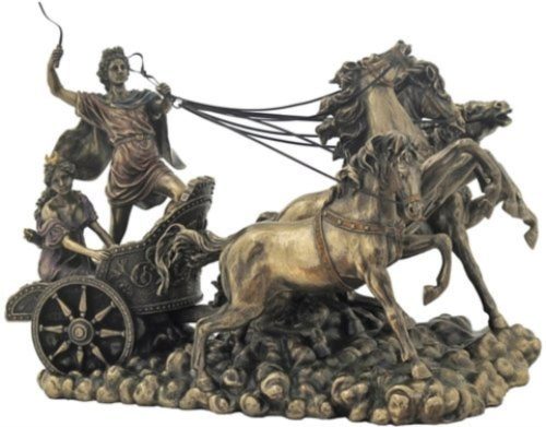 Photo of Apollo on Chariot Bronze Figurine Large