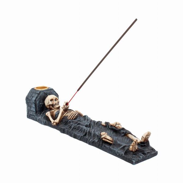 Photo #1 of product D2916H7 - Ashes to Ashes Crypt Skeleton Incense Stick Holder