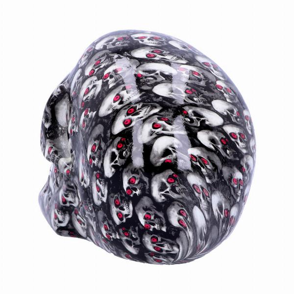 Photo #3 of product D4716P9 - Bloodshot Red-Eye Skull Ornament