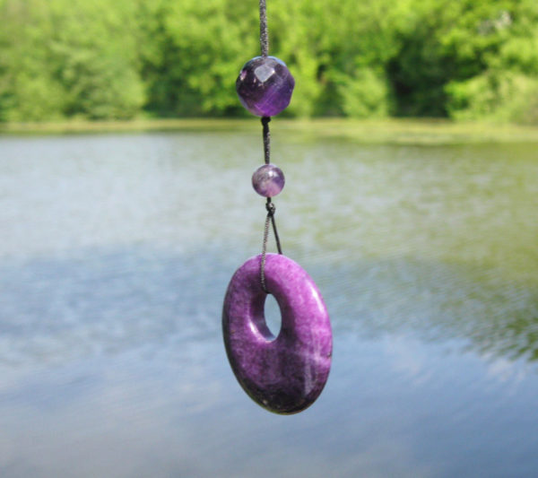 Photo of Chakra Amethyst Wind Chime (Woodstock)