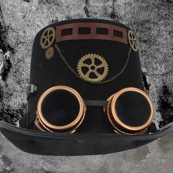 Photo #5 of product D3681J7 - Steampunk Cogsmith's Hat  (Pack of 3) 16cm