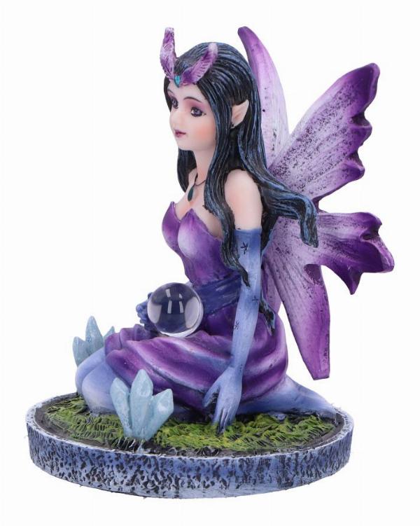 Photo #2 of product D6782B24 - Violet Purple Crystal Fairy Figurine