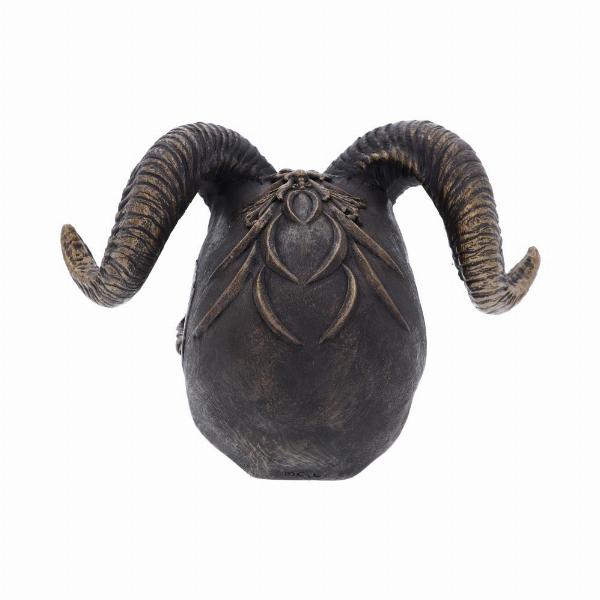 Photo #4 of product D5980W2 - Diabolus Horned Skull 18cm