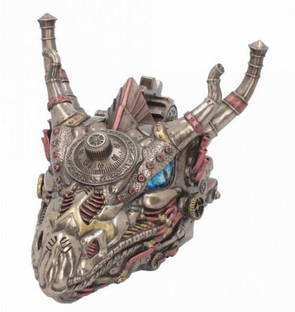 Photo of Dracus Vault Steampunk Dragon Head Bronze Ornament Box