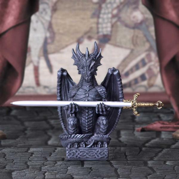 Photo #5 of product D5926V2 - Dragon Oath Pen Holder 15.2cm