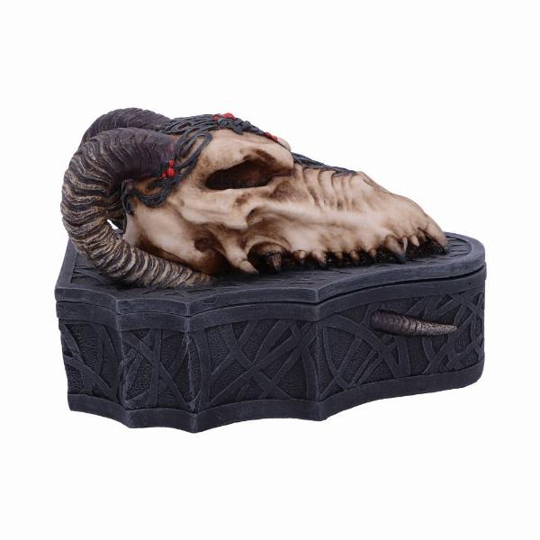 Photo #4 of product D5986W2 - Dragon Skull Box (Monte Moore) 17.7cm