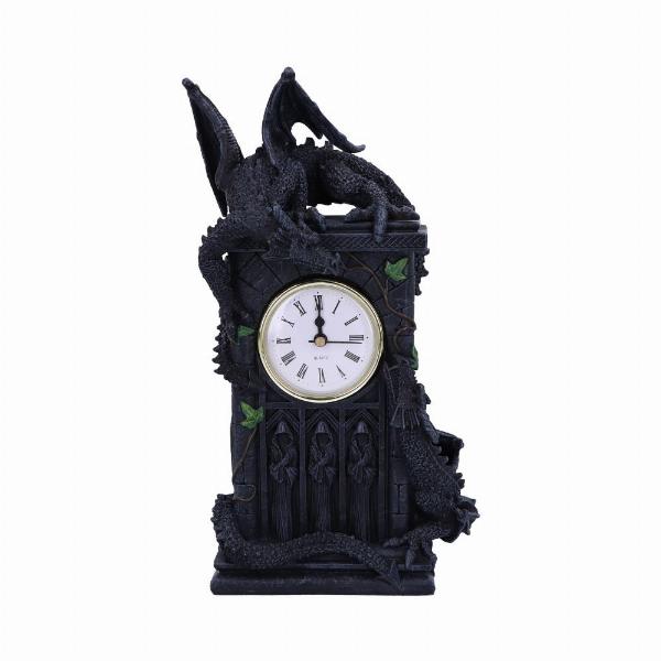 Photo #2 of product NOW114 - Duelling Dragons Clock Dragon Ivy Mantel Clock