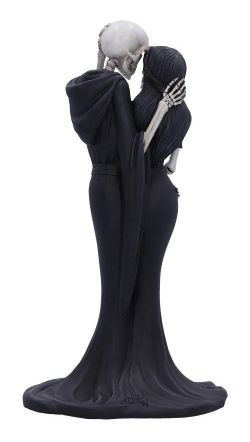 Photo #3 of product B6463X3 - Eternal Embrace Gothic Skeletons Figurine 24cm