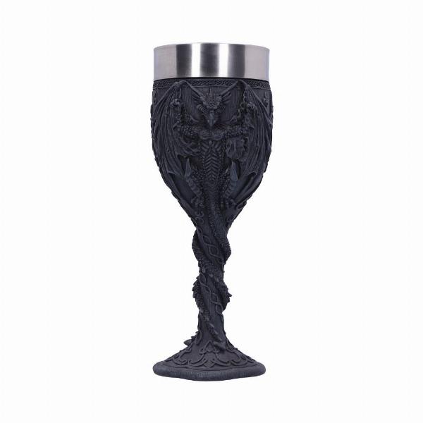 Photo #4 of product U2441G6 - Final Offering Gothic Dragon Goblet 19cm