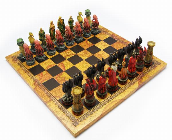 Photo of Fire vs Water Fantasy Chess Set