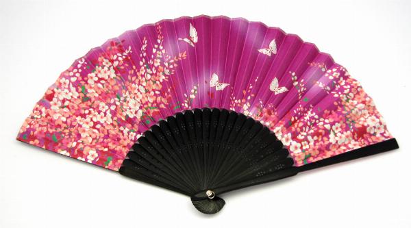 Photo of Floral Mixed Designs Japanese Fan (Set of 3)