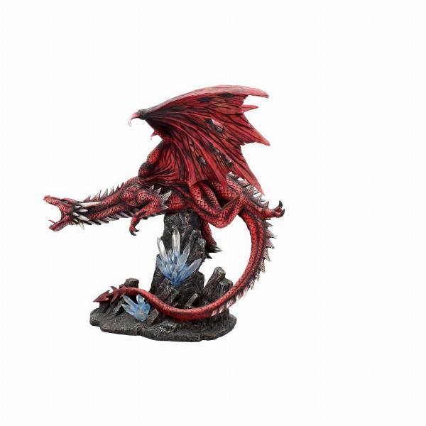 Photo #2 of product D1223D5 - Fraener's Wrath Large Red Dragon Figurine