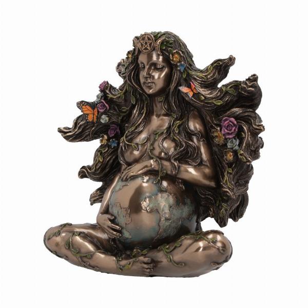 Photo #2 of product D6168W2 - Gaea Mother of all Life Bronze Figurine 18cm