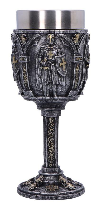 Photo #1 of product U6875C24 - Galant Medieval Knight Metallic Goblet