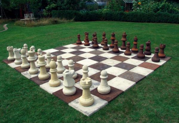 Photo of Garden Stone Chess Set