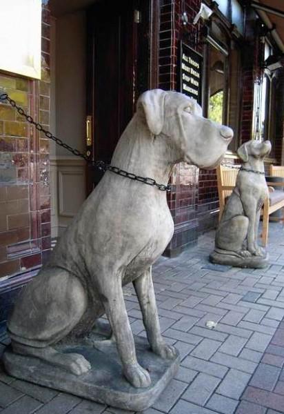 Photo of Great Dane Dog Stone Sculpture Male