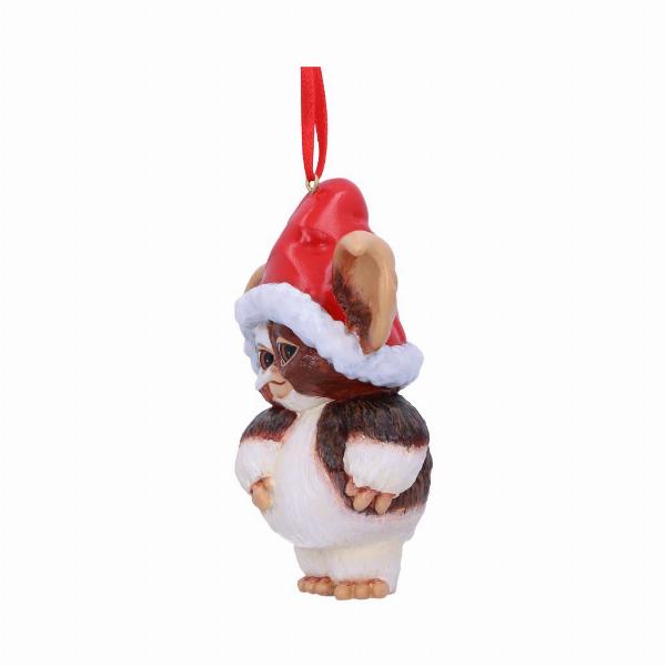 Photo #2 of product B5589T1 - Gremlins Gizmo in Santa Hat Hanging Festive Decorative Ornament
