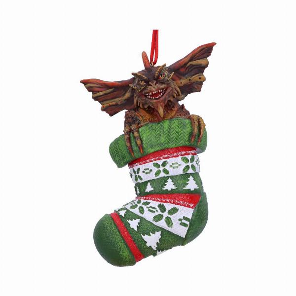 Photo #2 of product B5591T1 - Gremlins Mohawk in Stocking Hanging Festive Decorative Ornament