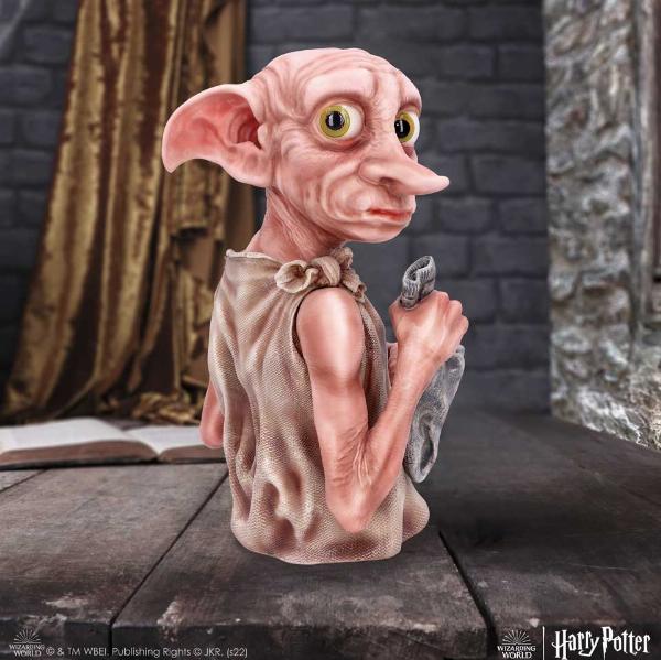 Photo #5 of product B6147W2 - Officially Licensed Harry Potter Dobby Bust 30cm