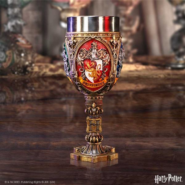 Photo #5 of product B6917C24 - Officially Licensed Harry Potter Four Hogwarts House Collectible Goblet