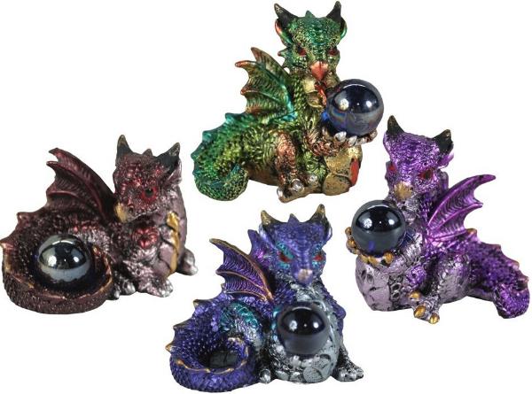 Photo of Hatchling Treasure Dragon Figurines (Set of 4)