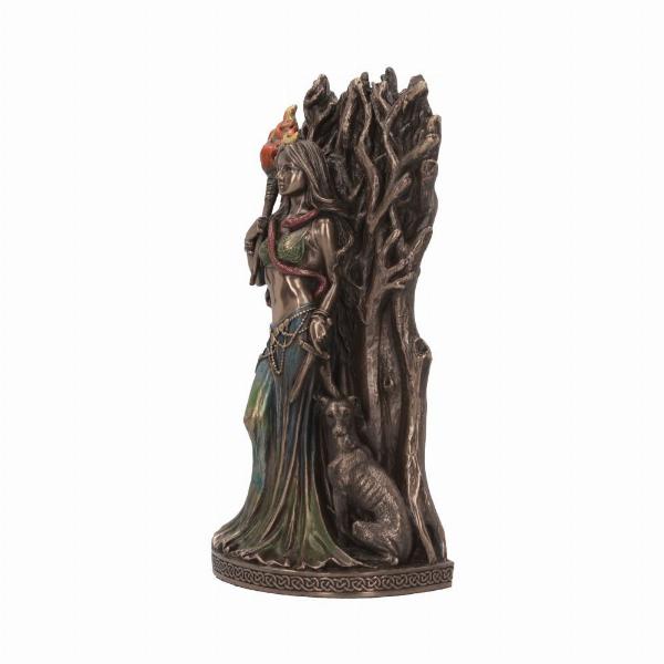 Photo #2 of product D6110W2 - Bronze Hecate Goddess of Magic and Witchcraft Figurine 21cm