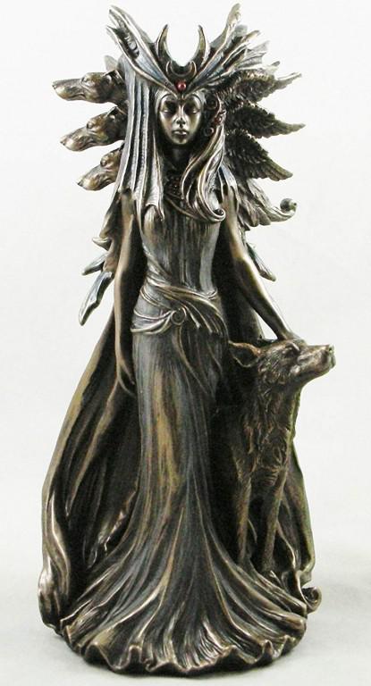 Hekate Bronze Figurine by Marc Potts 25 Cm | Gothic Gifts