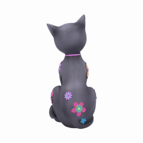 Photo #3 of product B6032W2 - Hippy Kitty Black Cat Ornament  26cm